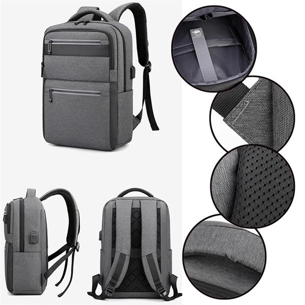 Simple Casual Backpack - Simple Casual Backpack - Image 3 of 4