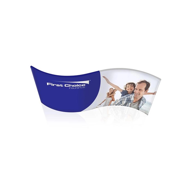20' S-Shaped Tension Fabric Backdrop Display - 20' S-Shaped Tension Fabric Backdrop Display - Image 0 of 2
