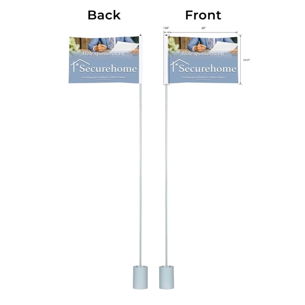 DisplaySplash Golf Flag - Double Sided - DisplaySplash Golf Flag - Double Sided - Image 0 of 1