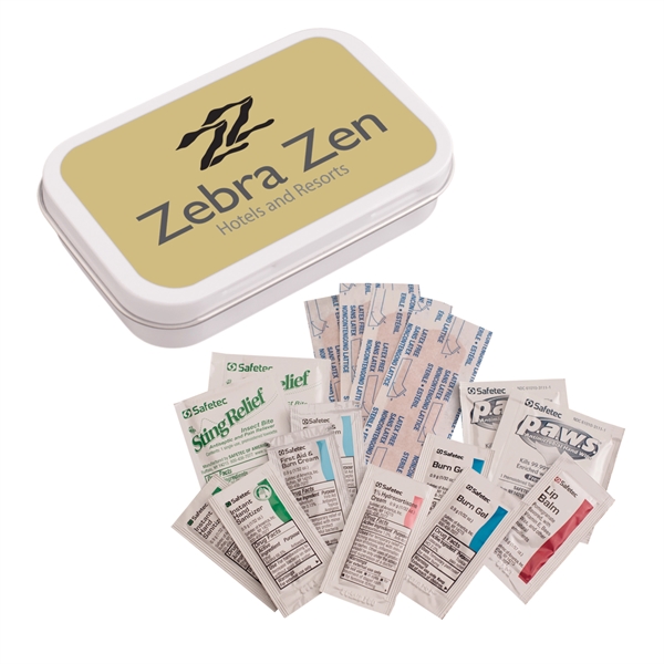 Custom First Aid Necessities Kit - Tin