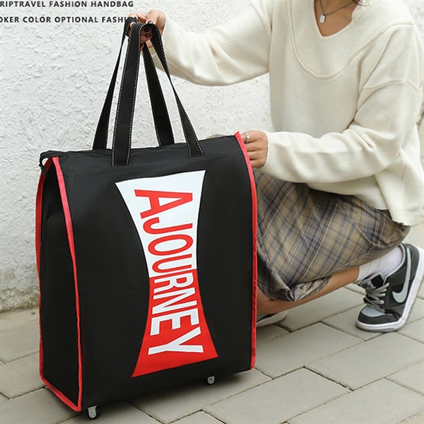 Large Capacity Rolling Tote - Large Capacity Rolling Tote - Image 2 of 6