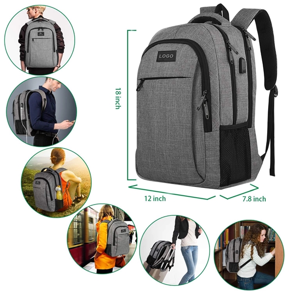 Matein Travel Laptop Backpack - Matein Travel Laptop Backpack - Image 2 of 5