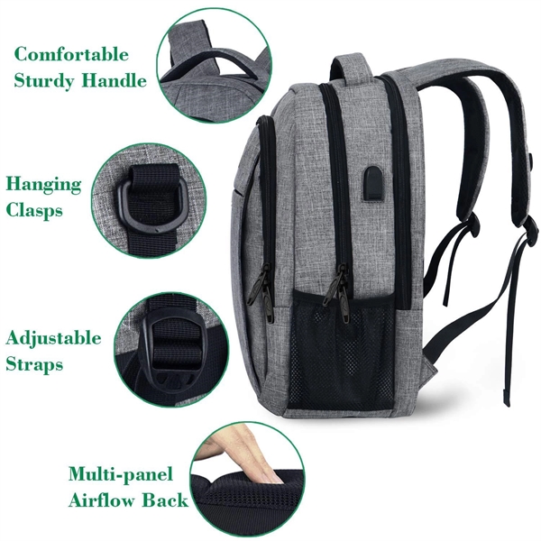 Matein Travel Laptop Backpack - Matein Travel Laptop Backpack - Image 5 of 5