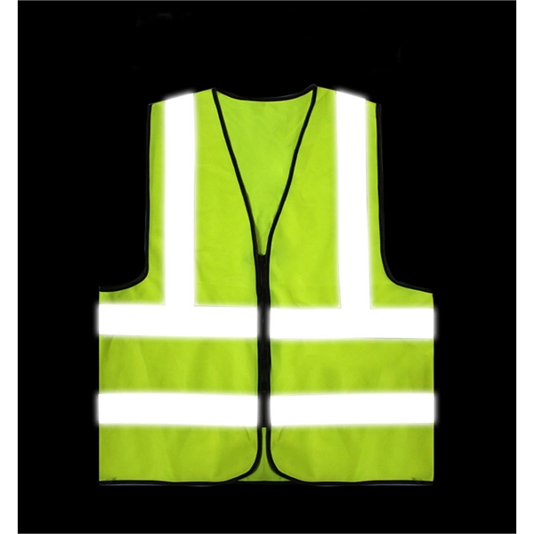 Safety Vest with Reflective Strips - Safety Vest with Reflective Strips - Image 0 of 4