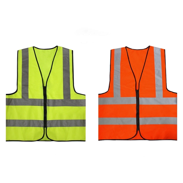 Safety Vest with Reflective Strips - Safety Vest with Reflective Strips - Image 2 of 4