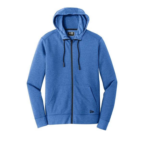 New Era Tri-Blend Fleece Full-Zip Hoodie - New Era Tri-Blend Fleece Full-Zip Hoodie - Image 7 of 35