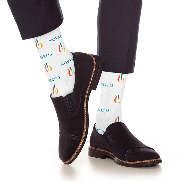 Custom Dye Sublimation Dress Socks - Custom Dye Sublimation Dress Socks - Image 2 of 2