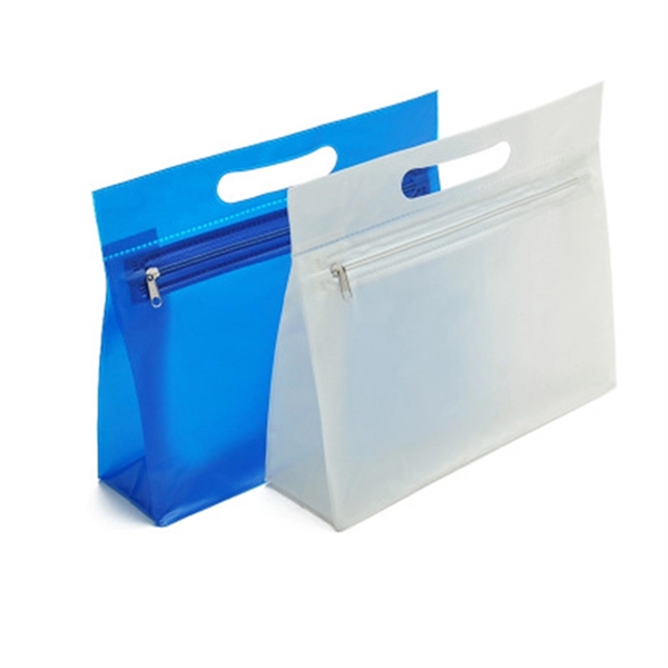 PVC Zip Pouch,Cosmetic Tote ,make up bag - PVC Zip Pouch,Cosmetic Tote ,make up bag - Image 1 of 6