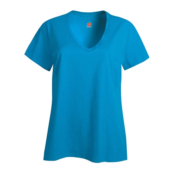 Hanes Perfect-T Women's V-Neck T-Shirt - Hanes Perfect-T Women's V-Neck T-Shirt - Image 46 of 53