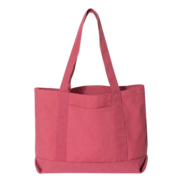 Liberty Bags Seaside Cotton Pigment Dyed Resort Tote - Liberty Bags Seaside Cotton Pigment Dyed Resort Tote - Image 15 of 30
