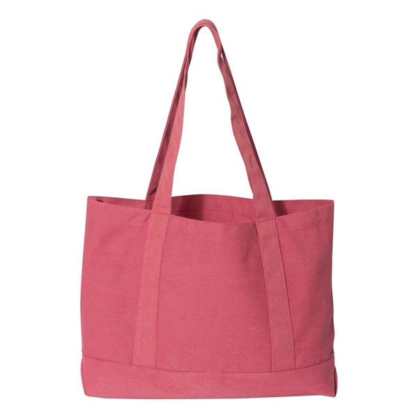 Liberty Bags Seaside Cotton Pigment Dyed Resort Tote - Liberty Bags Seaside Cotton Pigment Dyed Resort Tote - Image 17 of 30