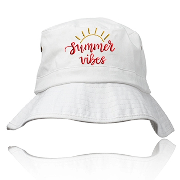 Lightweight Cotton Bucket Hat - Lightweight Cotton Bucket Hat - Image 1 of 12