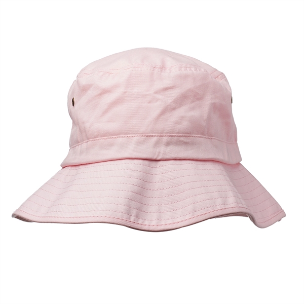 Lightweight Cotton Bucket Hat - Lightweight Cotton Bucket Hat - Image 8 of 12