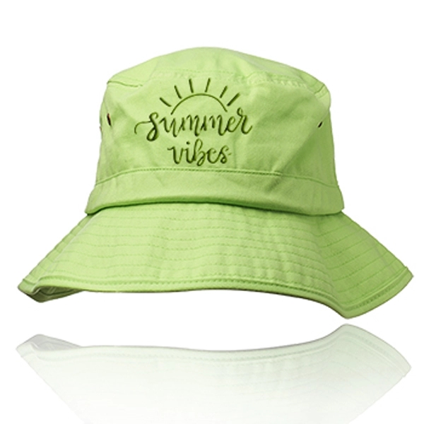 Lightweight Cotton Bucket Hat - Lightweight Cotton Bucket Hat - Image 9 of 12