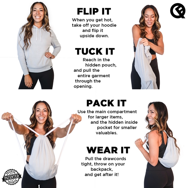 Quikflip - 2-in-1 Hero Hoodie Lite Pullover - Quikflip - 2-in-1 Hero Hoodie Lite Pullover - Image 6 of 16