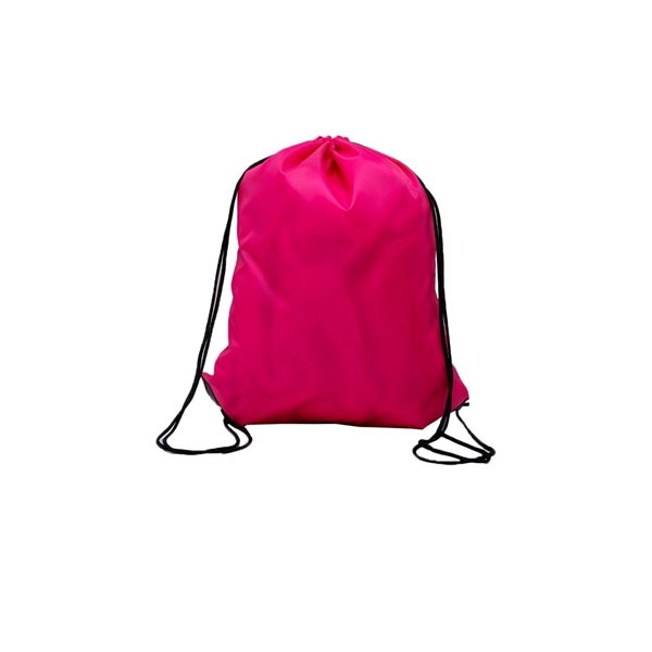 Economical Polyester Sports Backpack - Blank - Economical Polyester Sports Backpack - Blank - Image 2 of 4