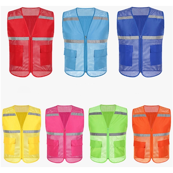 Volunteer Uniform Vest With Reflective Stripe - Volunteer Uniform Vest With Reflective Stripe - Image 1 of 3