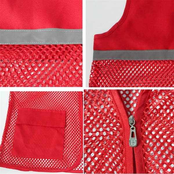 Volunteer Uniform Vest With Reflective Stripe - Volunteer Uniform Vest With Reflective Stripe - Image 2 of 3