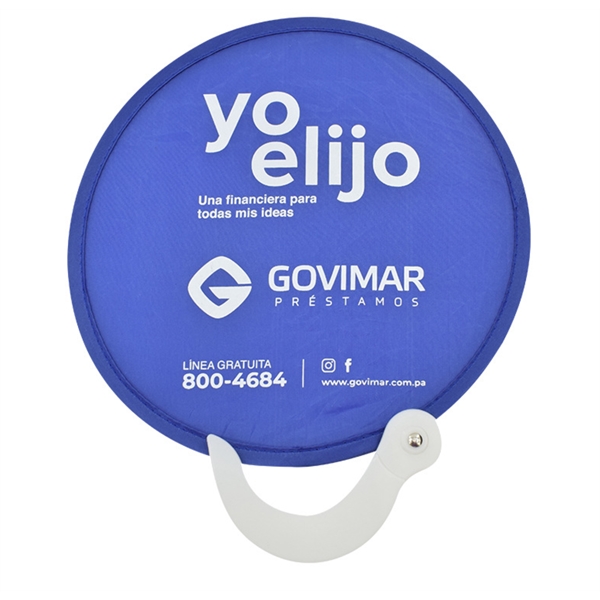 7.8" Pop Up Round Foldable Frisbee Fan - 7.8" Pop Up Round Foldable Frisbee Fan - Image 1 of 3