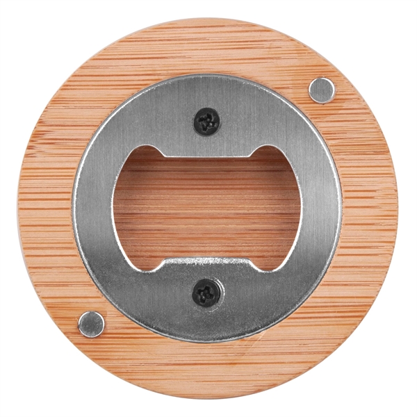 Magnetic Bamboo Bottle Opener