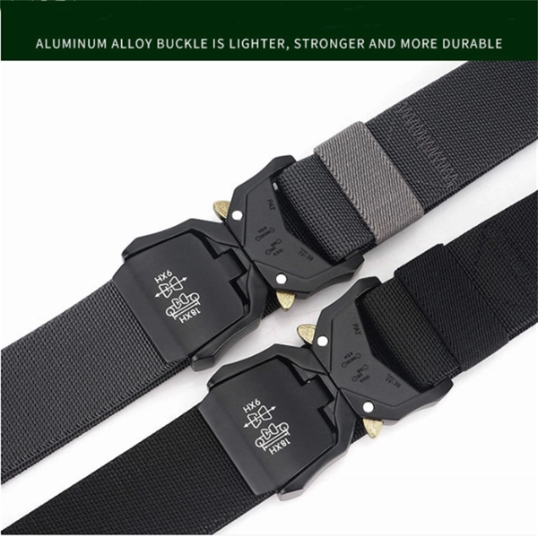 Tactical Belt Military Hiking Rigger 1.5" Nylon Web - Tactical Belt Military Hiking Rigger 1.5" Nylon Web - Image 2 of 4