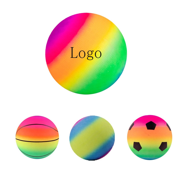 Rainbow Playground Balls - Rainbow Playground Balls - Image 0 of 3