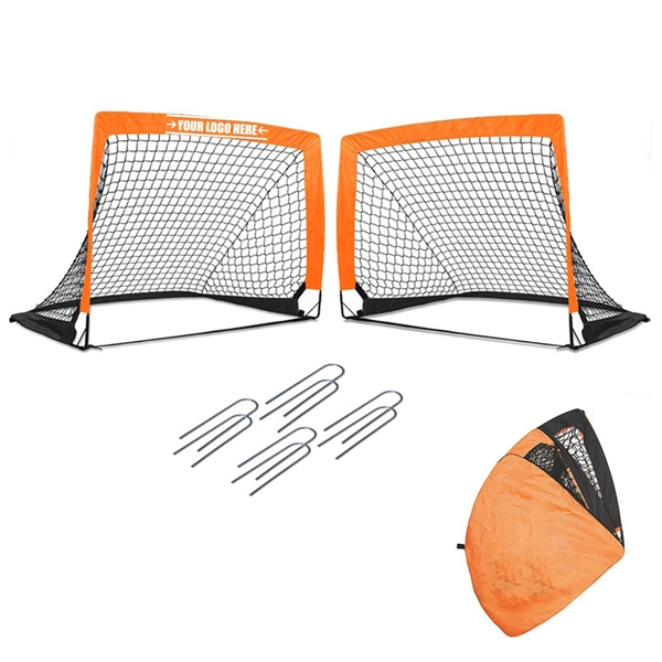 Football Goal 2 Foldable Nets Set - Football Goal 2 Foldable Nets Set - Image 0 of 2