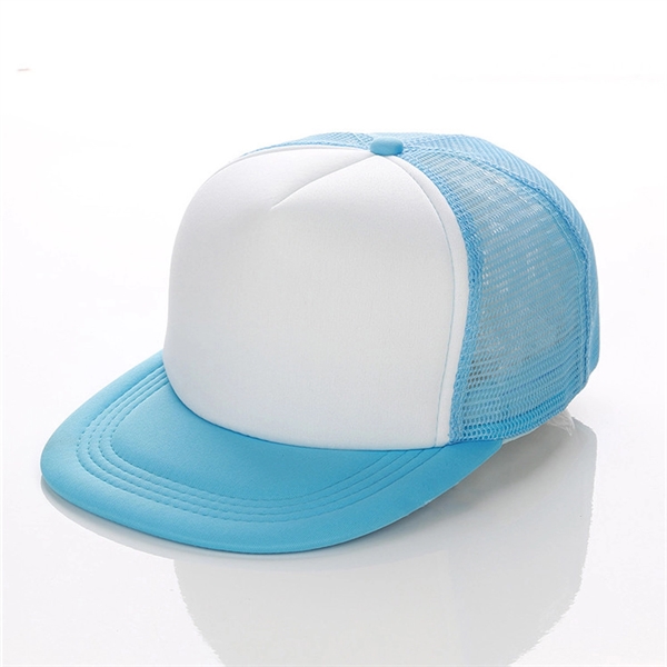 Flat Brim Trucker Hat - Flat Brim Trucker Hat - Image 2 of 4