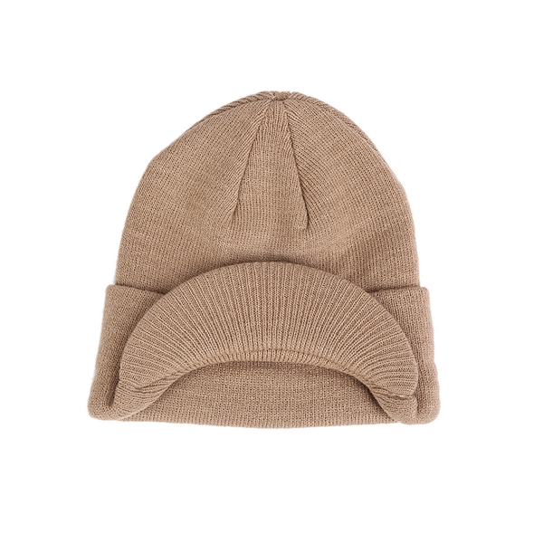 Knit Brim Beanie Cap - Knit Brim Beanie Cap - Image 1 of 2