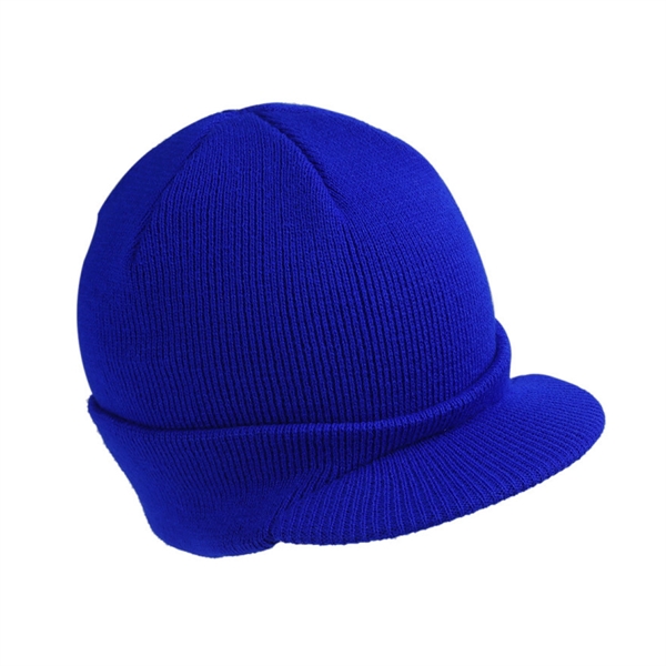 Knit Brim Beanie Cap - Knit Brim Beanie Cap - Image 2 of 2