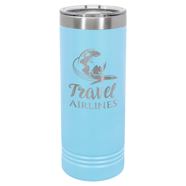 Polar Camel 22 oz. Skinny Tumbler with Slider Lid - Polar Camel 22 oz. Skinny Tumbler with Slider Lid - Image 15 of 16