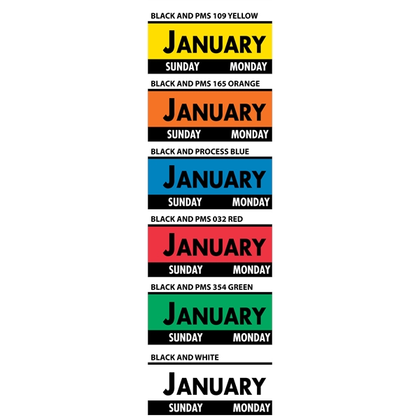 Contractor wall calendar - Contractor wall calendar - Image 1 of 1