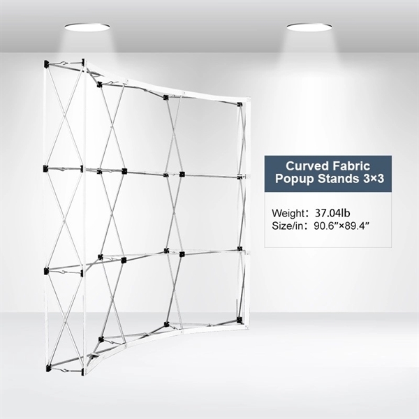Replacement 8' Fabric Backdrop for curved pop-up - Replacement 8' Fabric Backdrop for curved pop-up - Image 1 of 1