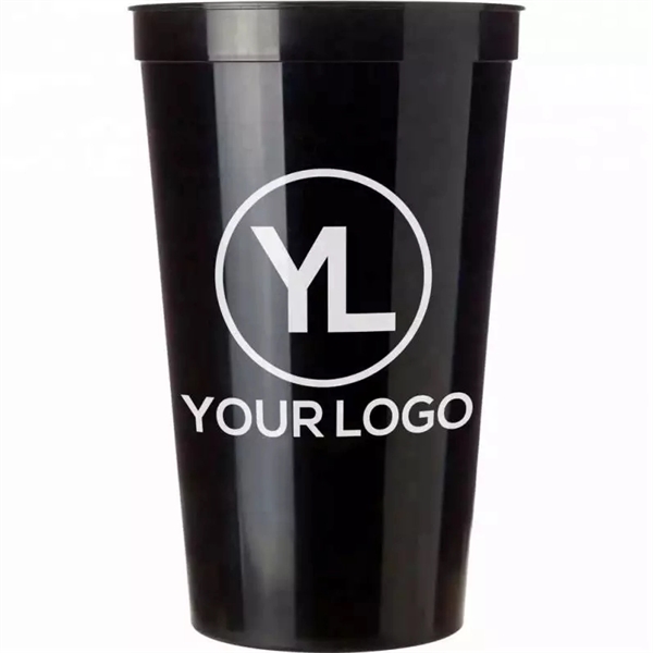 20oz Reusable PP Plastic Party Stadium Cups Drink Tumblers - 20oz Reusable PP Plastic Party Stadium Cups Drink Tumblers - Image 2 of 3