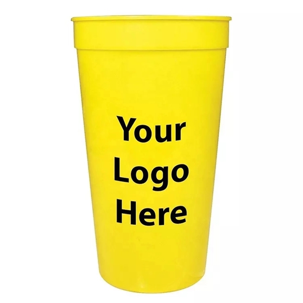32oz Reusable PP Plastic Party Stadium Cups - 32oz Reusable PP Plastic Party Stadium Cups - Image 2 of 3
