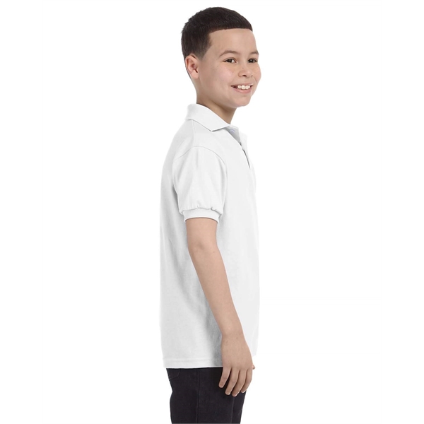 Hanes Youth EcoSmart® Jersey Knit Polo - Hanes Youth EcoSmart® Jersey Knit Polo - Image 1 of 62