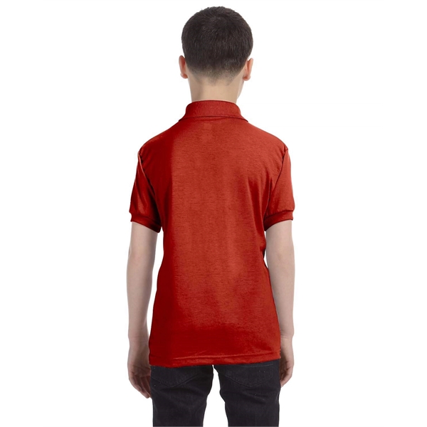 Hanes Youth EcoSmart® Jersey Knit Polo - Hanes Youth EcoSmart® Jersey Knit Polo - Image 4 of 62