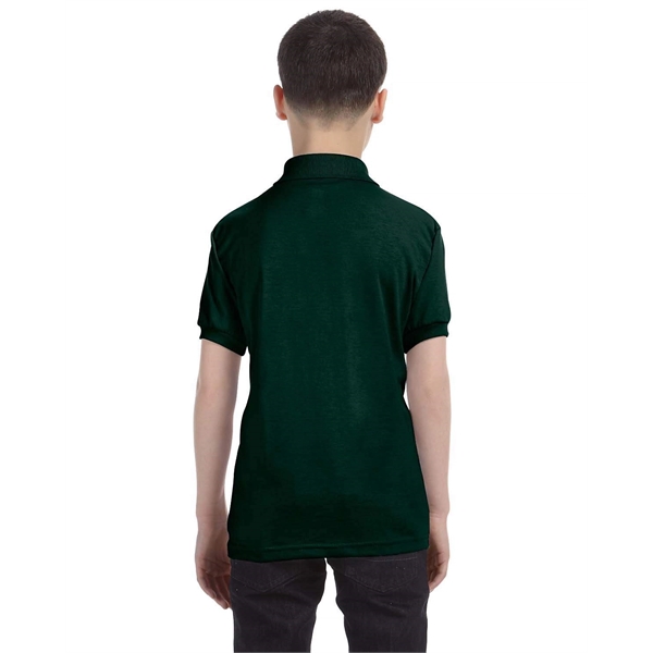 Hanes Youth EcoSmart® Jersey Knit Polo - Hanes Youth EcoSmart® Jersey Knit Polo - Image 7 of 62