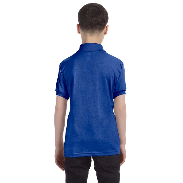 Hanes Youth EcoSmart® Jersey Knit Polo - Hanes Youth EcoSmart® Jersey Knit Polo - Image 10 of 62