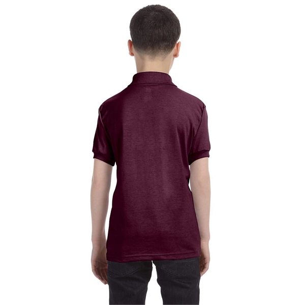 Hanes Youth EcoSmart® Jersey Knit Polo - Hanes Youth EcoSmart® Jersey Knit Polo - Image 12 of 62