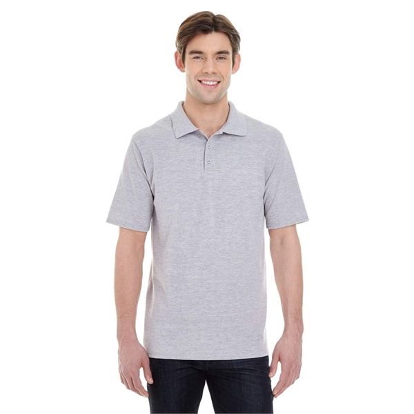 Hanes Men's Pique Polo - Hanes Men's Pique Polo - Image 3 of 60