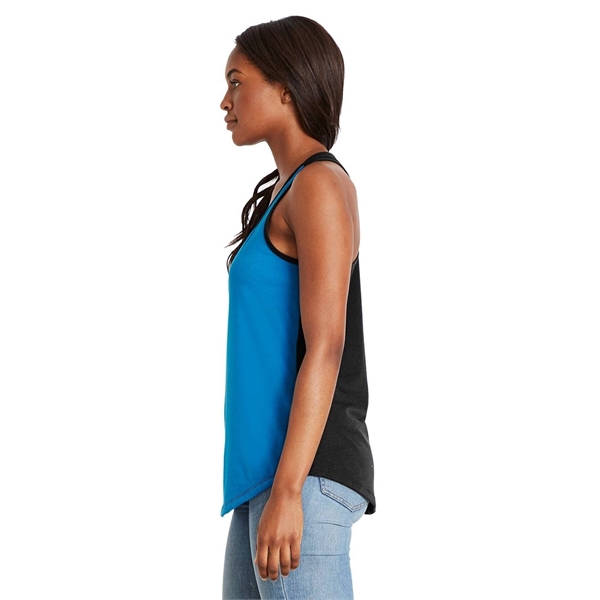 Next Level Apparel Ladies' Ideal Colorblock Racerback Tank - Next Level Apparel Ladies' Ideal Colorblock Racerback Tank - Image 2 of 54