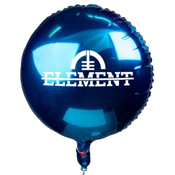 18" Circular Mylar Balloon 1 Color 1 Side - 18" Circular Mylar Balloon 1 Color 1 Side - Image 3 of 13