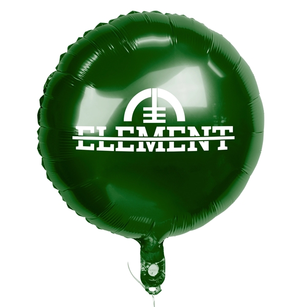 18" Circular Mylar Balloon 1 Color 1 Side - 18" Circular Mylar Balloon 1 Color 1 Side - Image 4 of 13