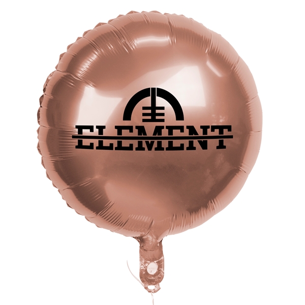 18" Circular Mylar Balloon 1 Color 1 Side - 18" Circular Mylar Balloon 1 Color 1 Side - Image 5 of 13
