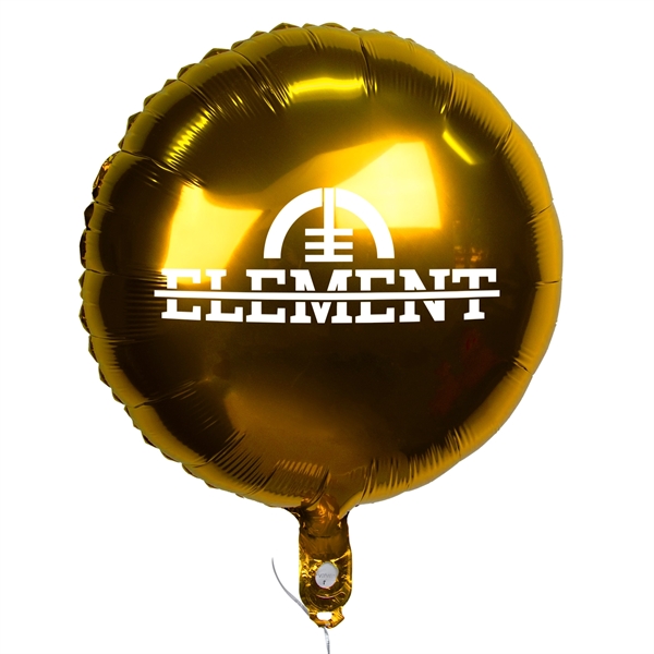 18" Circular Mylar Balloon 1 Color 1 Side - 18" Circular Mylar Balloon 1 Color 1 Side - Image 7 of 13