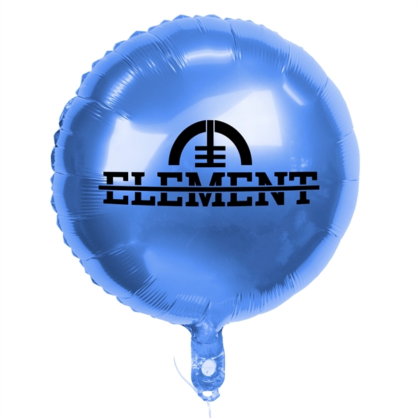 18" Circular Mylar Balloon 1 Color 1 Side - 18" Circular Mylar Balloon 1 Color 1 Side - Image 10 of 13