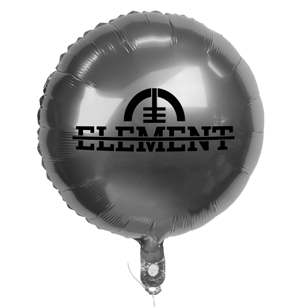 18" Circular Mylar Balloon 1 Color 1 Side - 18" Circular Mylar Balloon 1 Color 1 Side - Image 12 of 13