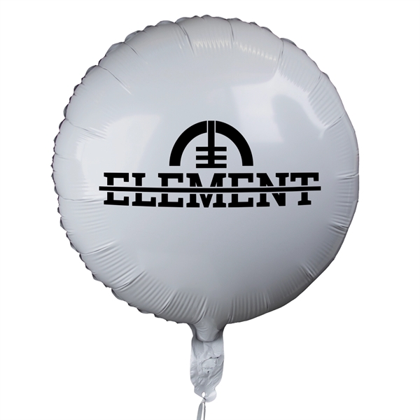18" Circular Mylar Balloon 1 Color 1 Side - 18" Circular Mylar Balloon 1 Color 1 Side - Image 13 of 13