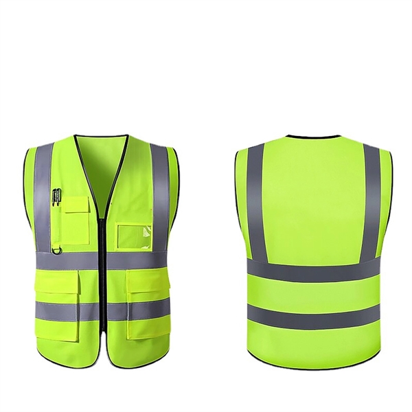 Reflective Pocket Safety Vest - Reflective Pocket Safety Vest - Image 0 of 2